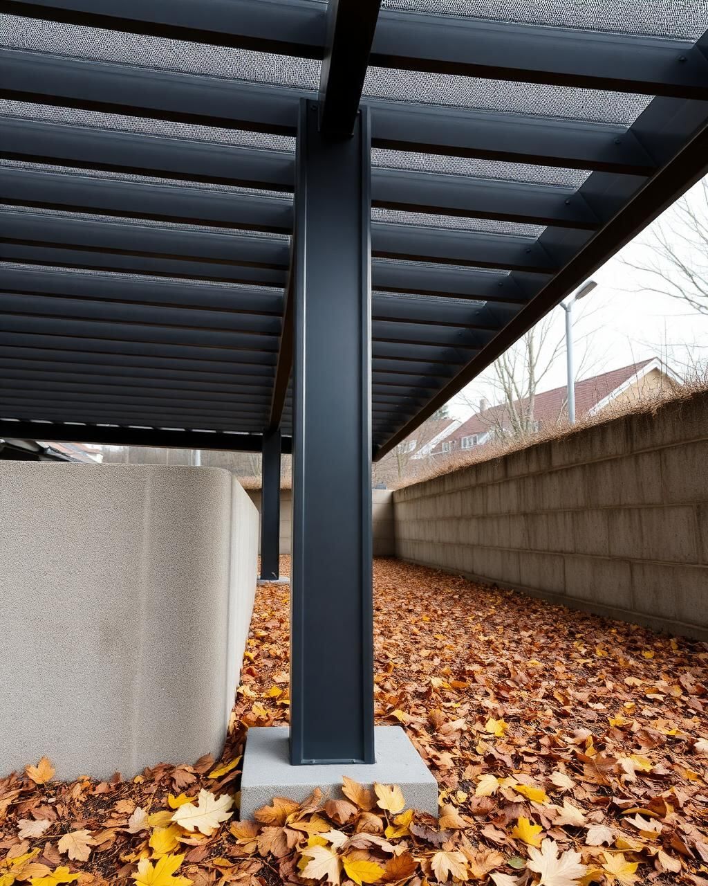 Detail eines Carport in Cloppenburg