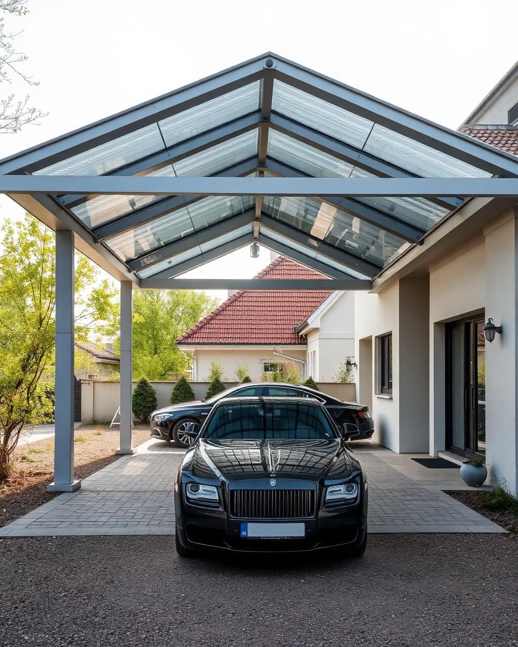 Detail eines Carport in Oldenburg