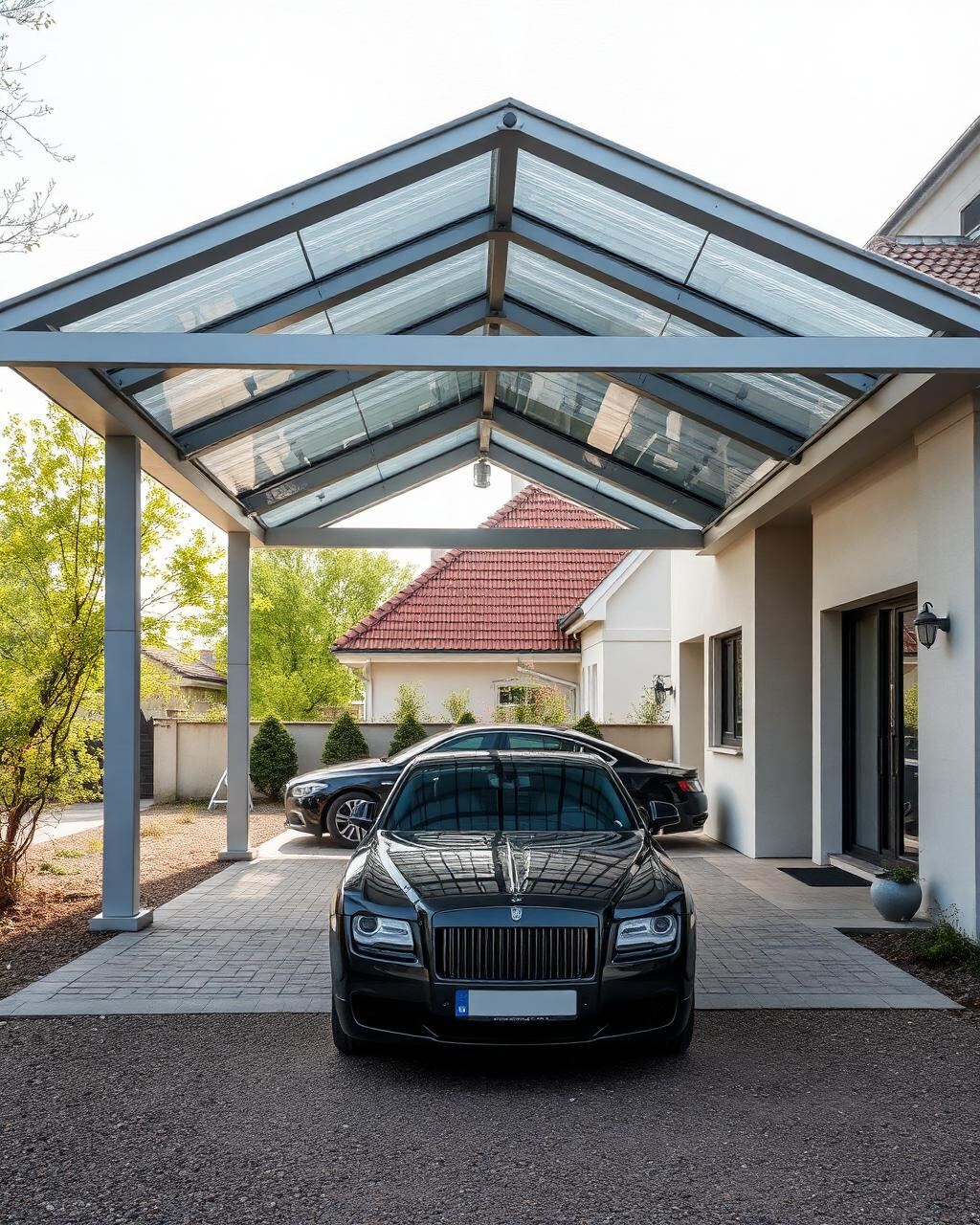Detail eines Carport in Oldenburg