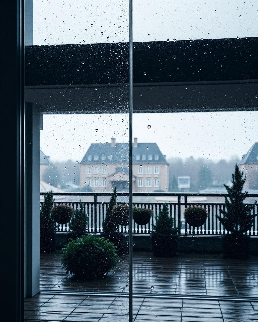 Detail eines Glasschiebewände in Bremen