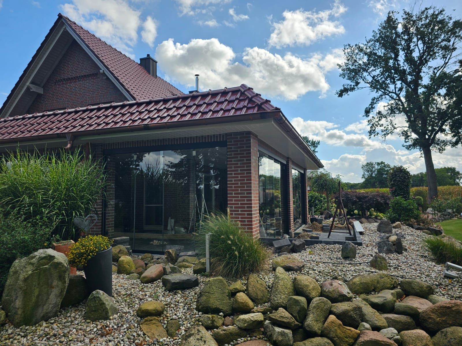 Sommergarten mit Steingarten – Sommergarten in Vechta (2025) | Referenz Nickel-Terrassen