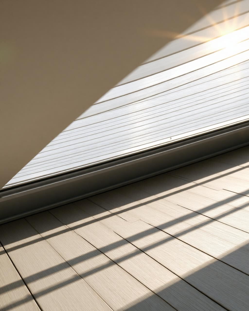 Detail eines Terrassenüberdachung in Vechta